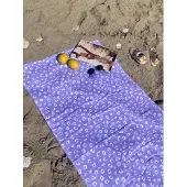 Swim Essentials Kylpypyyhe, Violetti Leopard