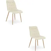 Hobby Hall 2 ruokailutuolin setti Split, 88x46x40 cm, hiekanvärinen