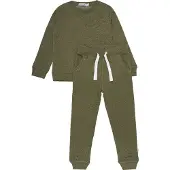 Minymo Sweat Set (2-Pcs) - Khaki green - 98