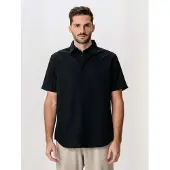 TeeShoppen Paita ' Linen Blend ' musta