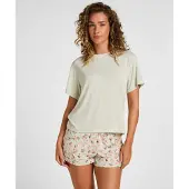 Hunkemoller Pj Ss Short Vis Daisy - Green - L