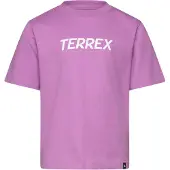 Adidas K Mt Logo Tee - Purple - 116