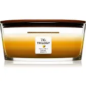 Woodwick Trilogy Café Sweets tuoksukynttilä sisältää puusydämen (hearthwick) 453.6 g