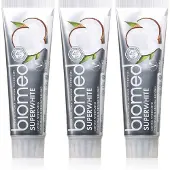 BIOMD Superwhite vahvistava hammastahna sisältää kookosöljyä 3x100 g