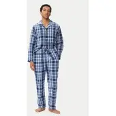 Ralph Lauren Cotton-Sle-Set - Blue - L