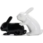 Winkee Salt- Og Peber Dispenser - Bunny - Multi/patterned - H10CM