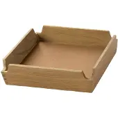 Lind DNA Teak Tray Square Mini Airy Nupo Nature/Teak - Brown - 18X18X4.5CM