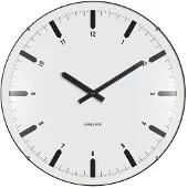 Karlsson Wall Clock Realista Dome White - White - Ø 35 CM