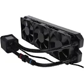 Alphacool Eisbaer 360 integrated CPU water cooling kit, 360 mm, copper, 3 120 mm fans, G1/4, compatible with Intel LGA 775/1150/1151/1155/1156/1366/20 (11286)