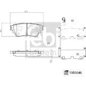 FEBI BILSTEIN Jarrupalasarja (4kpl), levyjarru 1003646
