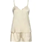 Rosemunde Rhjasmine Silk Blend Woven Nightset - Cream - 40