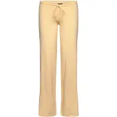 Gina Tricot Low Waist Loungewear Trousers - Yellow - L