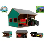 Kids Globe - Agricultural Shed for 2 Vehicles 1:16