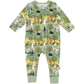 Muumi Flitiga Pyjamas Grön 68 - Green - 62
