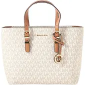 Michael Kors Käsilaukku norsunluu / karamelli / tummanruskea