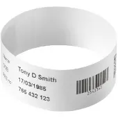 Brother BWE-AB279-PW DIRECT THERMAL WRISTBAND FOR ADULTS (BWEAB279PW)