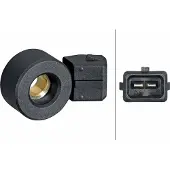Hella knacksensor, 3-polig, piezoelektrisk, 6PG 013 114-571 - Jeep - Chrysler - Dodge - Lancia - Fiat - Mercedes