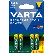 Varta – Ladattava Accu Power AAA 1000mAh 4 kpl (5703301494)