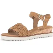 Gabor Wedge Sandal - Brown - 42