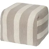 Broste Copenhagen Sigrid Pouf - Multi/patterned - H 38CM