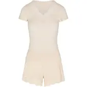 Hunkemoller Pyjamashortsit 'Nana' kerma