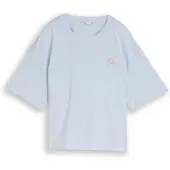 Tom Tailor DENIM Paita sininen / vaaleansininen / oranssi / valkoinen