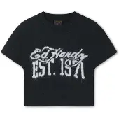 Ed Hardy Paita '1971' musta / valkoinen