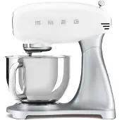 Smeg 50's Style keittiökone 4,8 L Valkoinen hopea 800 W