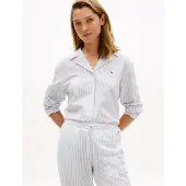Tommy Hilfiger Ls Seersucker Shirt - White - M