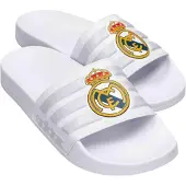 Adidas Rantakengät 'Adilette Real Madrid' tummansininen / keltainen / punainen / valkoinen