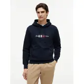 Tommy Hilfiger Script Flag Hoodie - Navy - M