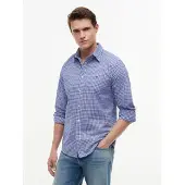 Tommy Hilfiger Paita 'Regular Fit Flex Gingham' sininen