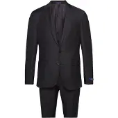 Ralph Lauren Polo Tailored Fit Wool Serge Suit - Grey - 54