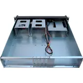 Inter-Tech 2U-2098-SK computer case for micro-ATX and ATX, 2x USB 2.0, 5.25" and 3.5", black, 485x89x505 mm (88887180)