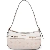GUESS Melinda Logo Shoulder Bag - Gold - ONE SIZE