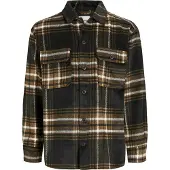 Jack & Jones Jjebradley Ollie Overshirt Ls Noos - Brown - L