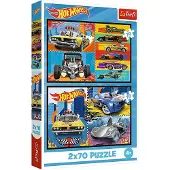 Trefl Hot Wheels Palapelit 2x70 Palaa