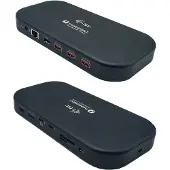 I-Tec TB3HDMIDOCKPD, Langallinen, Thunderbolt 3, 60 W, 3,5 mm, 10,1000,100 Mbit/s, Musta