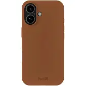 Holdit Phone Case Silicone Almond Brown iPhone 16