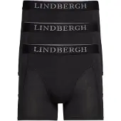 Lindbergh Basic Bamboo Boxers 3 Pack - Black - M