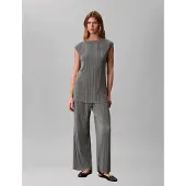 Calvin Klein Sl Plisse Tunic - Green - M