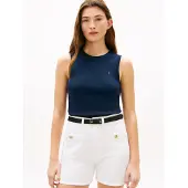 Tommy Hilfiger Slim Cody C-Nk Tank Top - Navy - XL