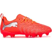 Puma Future 9 Play Fg/ag Unleashed - Hehkuva Punainen/valkoinen/musta/hopea Lapset, koko 33