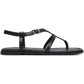 Tommy Hilfiger Varvastossut 'Strap Toe Post' musta