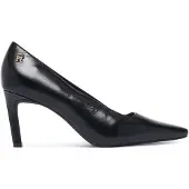 Tommy Hilfiger Avokkaat 'TH Monogram High Heels' musta