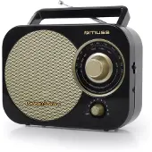 Muse Radio kannettava analoginen musta - M055RB