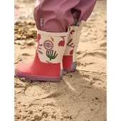 Mikk-Line Wellies Aop - Barefoot - Multi/patterned - 26