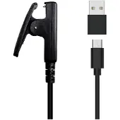 Triacle USB Latausjohto + USB-C - USB-A -sovitin, Garmin äly-/urheilukello