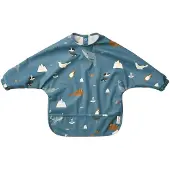 Liewood Merle Printed Cape Bib - Blue - ONE SIZE