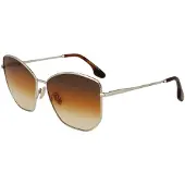 Victoria Beckham Aurinkolasit - - VB225S-702 - Kultainen väri - UV-suoja - Perhosen muoto
